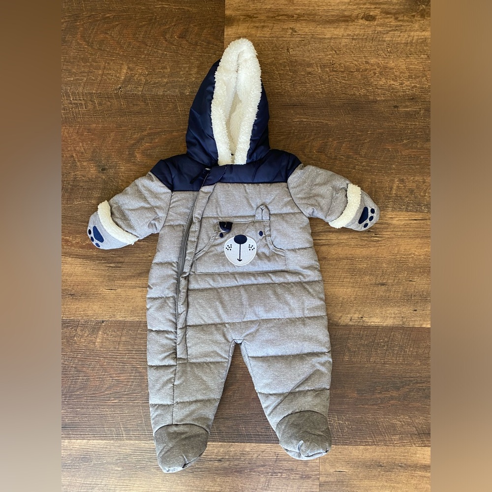 3-6M baby boy snow suit